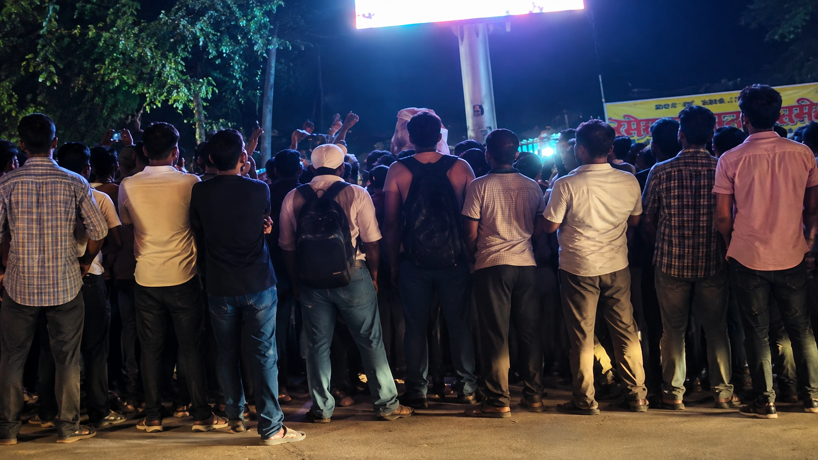 सहरसा के वीर कुंवर सिंह चौक पर छात्रों का जोरदार प्रदर्शन!